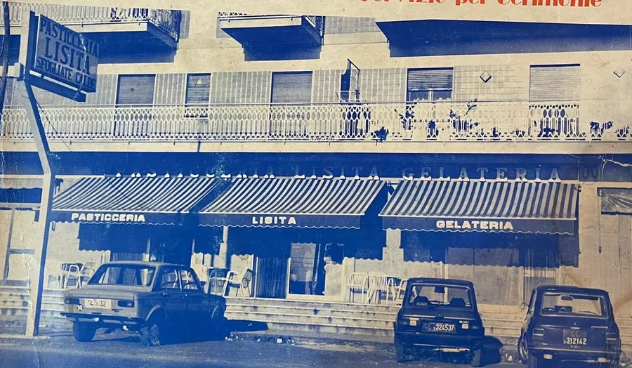 La pasticceria Lisita nel 1978