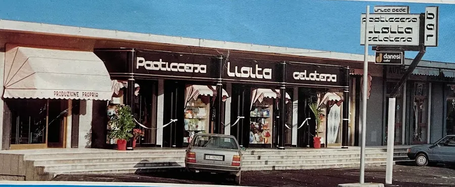 La pasticceria Lisita negli anni '80